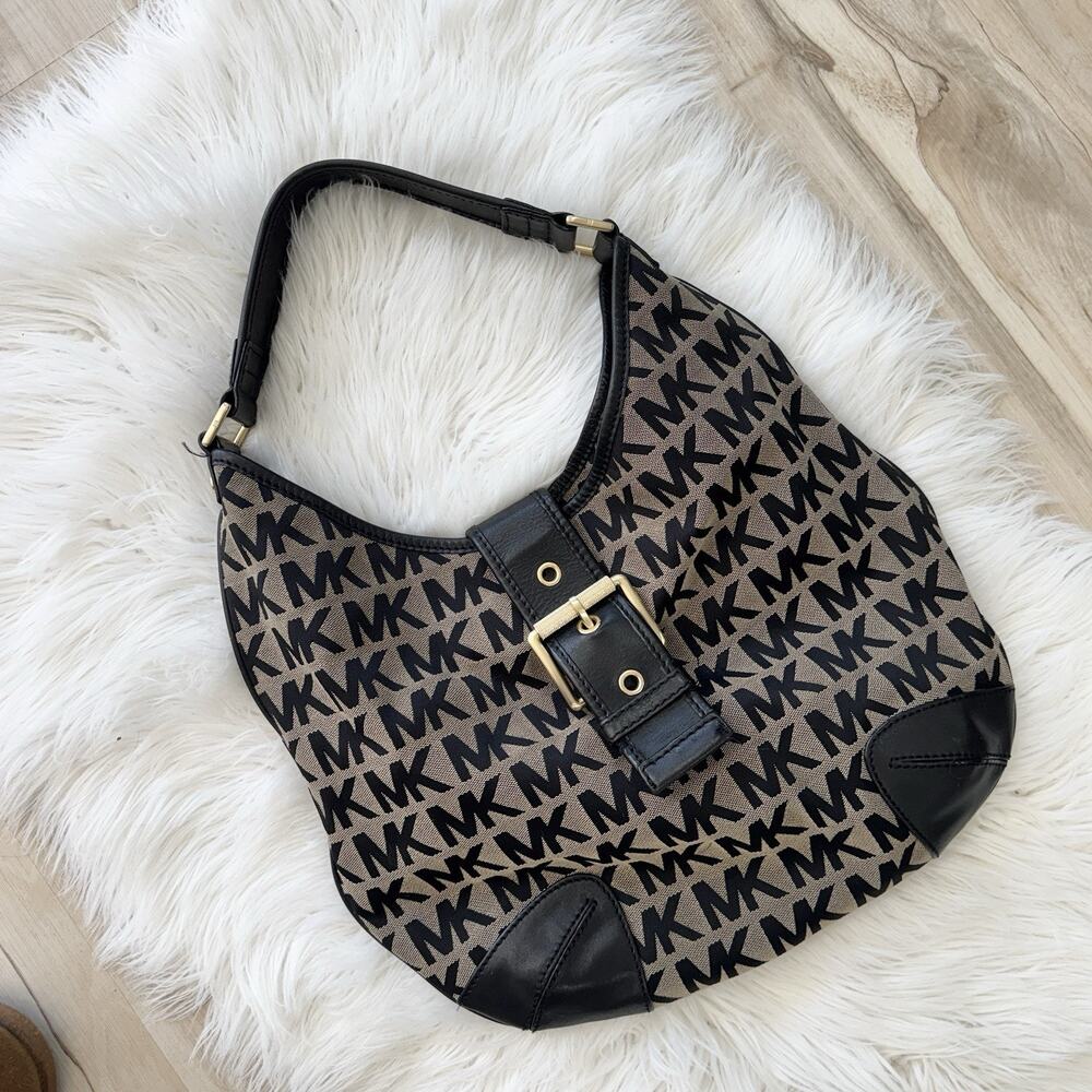 MICHAEL KORS HAMILTON Legacy Large Satchel Bag Croc Embossed Hemp